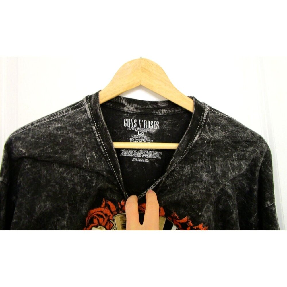 Guns N' Roses Long Sleeve Men Large Graphic Gray T-Shirt - 100% Cotton - NWOT - Picture 2 of 13